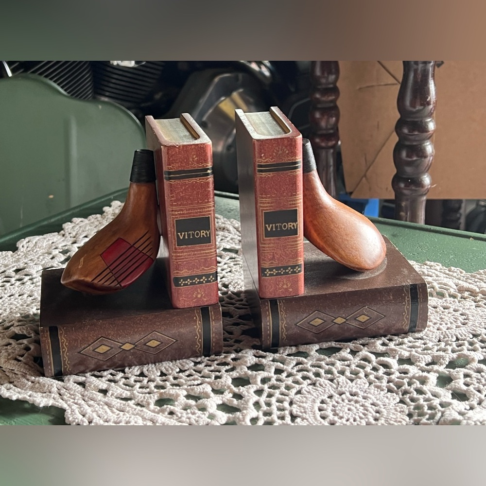 GOLF BOOK ENDS